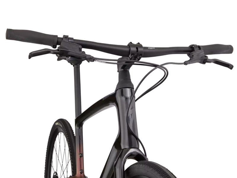 Specialized Sirrus X 5.0 Hybrid Bike - Gloss Carbon/ Red Pearl/ Black Frost Reflective-4