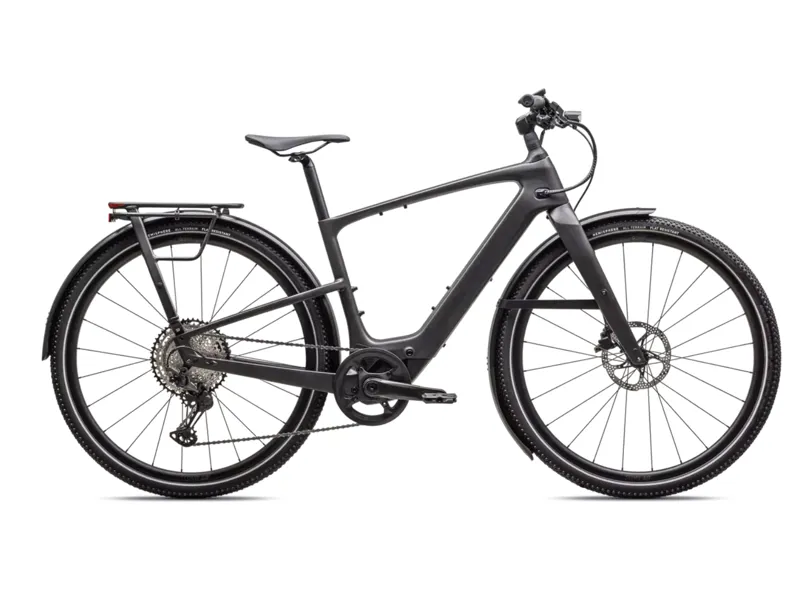 Specialized Vado SL 2 6.0 EQ Carbon Hybrid E.Bike - Satin Black Micro Speckle/ Obsidian Frost