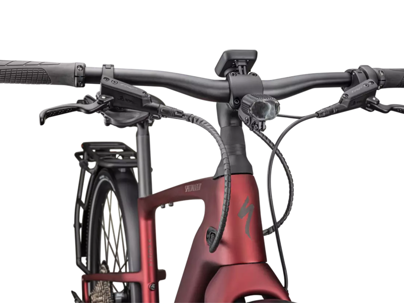 Specialized Turbo Vado SL 2 6.0 EQ Carbon Hybrid E.Bike - Satin Red Sky/ Red Onyx Frost-4