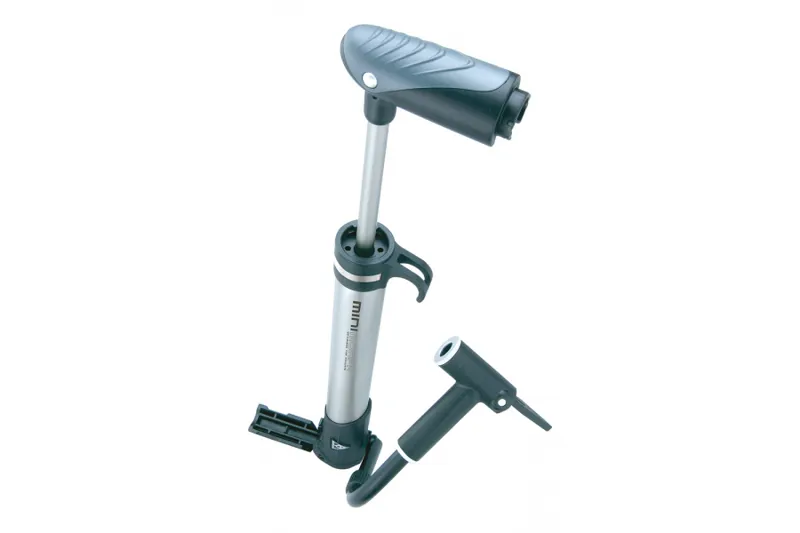 Topeak Mini Morph Portable Mini Track Pump - Silver/ Black