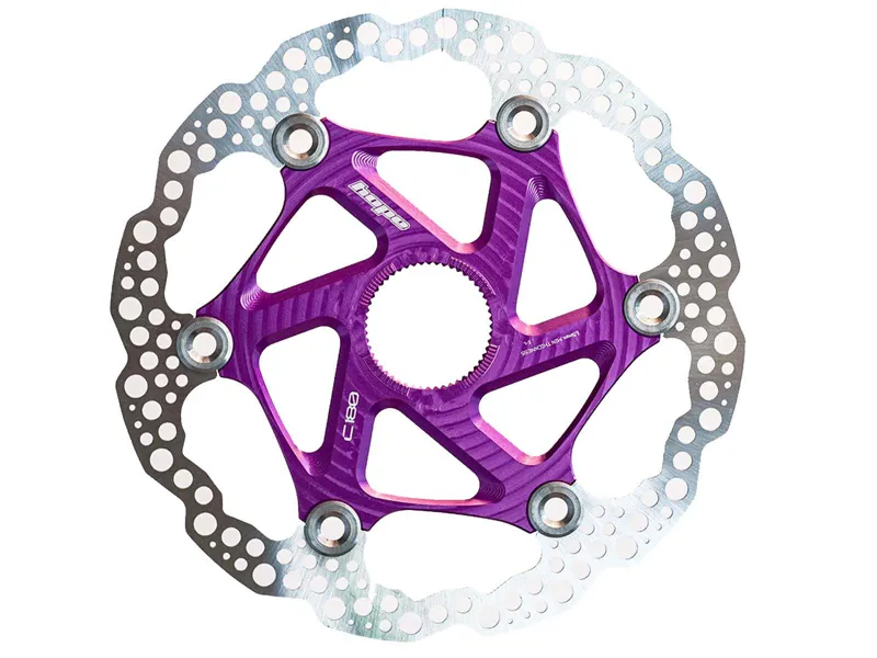 Hope Center Lock MTB Rotor - Purple
