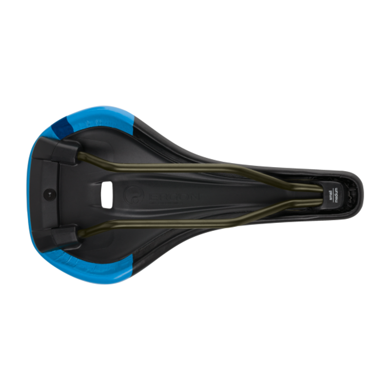 Ergon SM Pro Mens Saddle - Black/ Blue-4