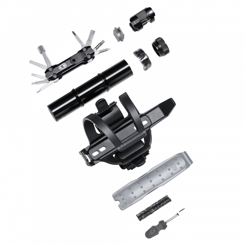Crank Brothers BC18 SOS Bottle Cage Tool Kit - Black/ Silver-2