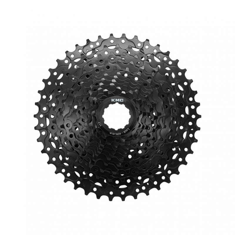 KMC React 11 Speed HG Cassettes - Black-2