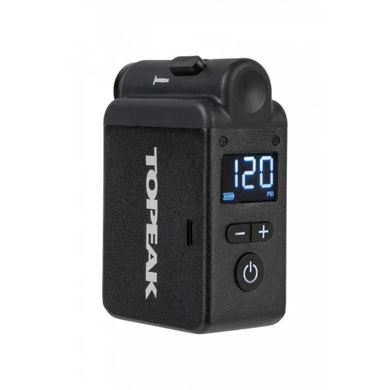 Topeak E Booster Digital Portable Tyre Compressor Pump Black