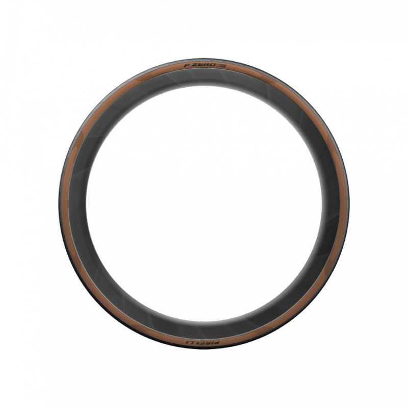 PIrelli P ZERO Race TLR RS Road Bike Tyres - Tan/ Black-2