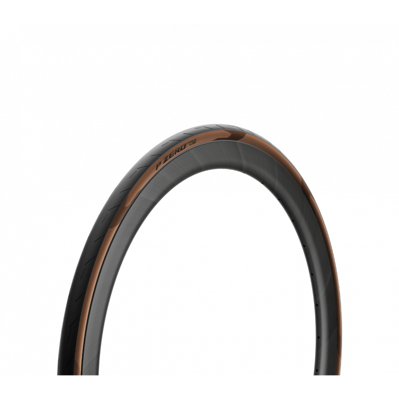 PIrelli P ZERO Race TLR RS Road Bike Tyres - Tan/ Black