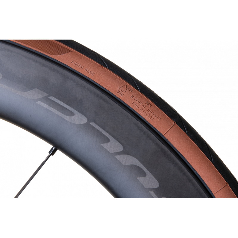 PIrelli P ZERO Race TLR RS Road Bike Tyres - Tan/ Black-5