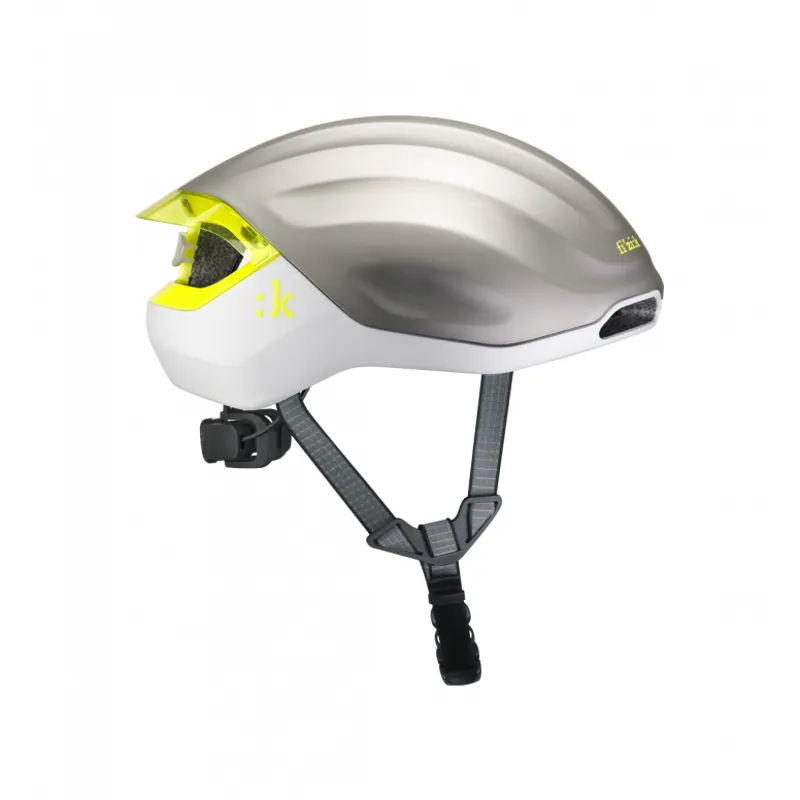 Fizik Kudo Aero Road Bike Helmet - Silver-3