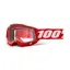 100% Accuri 2 Goggles - Neon Red - Clear Lens