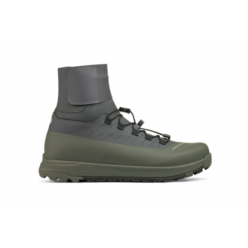 Crank Brothers Mallet Trail Seal Waterproof Clipless Pedal Shoes - Dark Grey / Forest-1