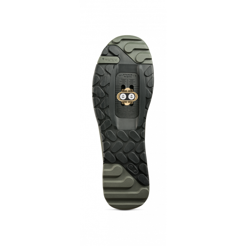 Crank Brothers Mallet Trail Seal Waterproof Clipless Pedal Shoes - Dark Grey / Forest-2