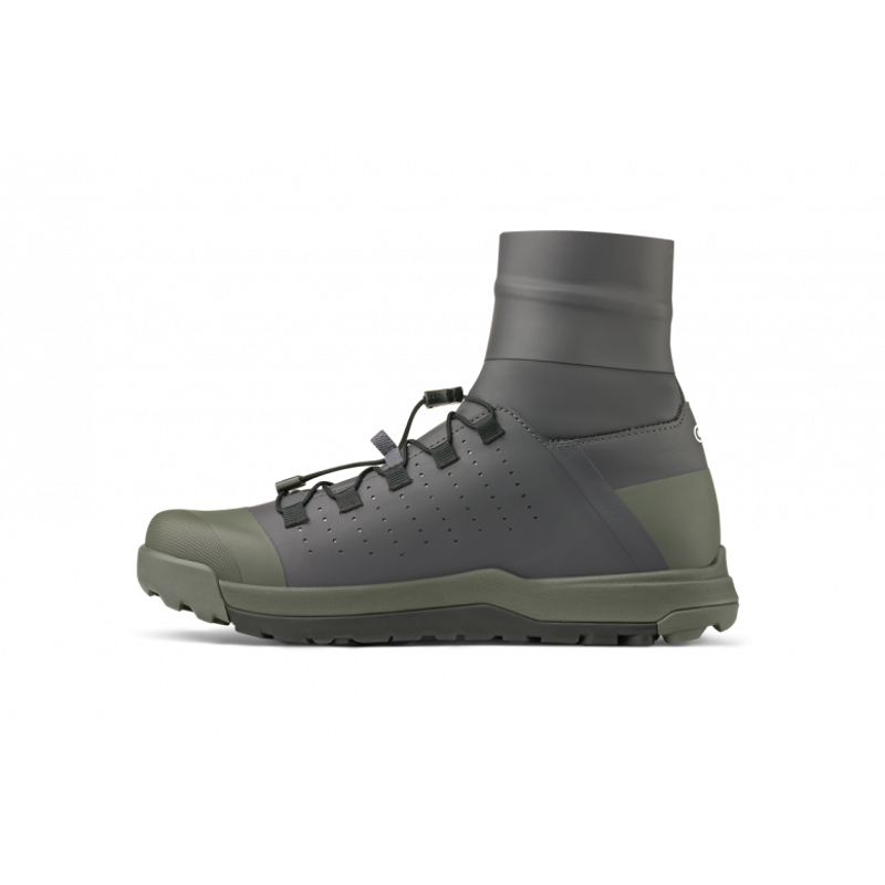 Crank Brothers Mallet Trail Seal Waterproof Clipless Pedal Shoes - Dark Grey / Forest-6