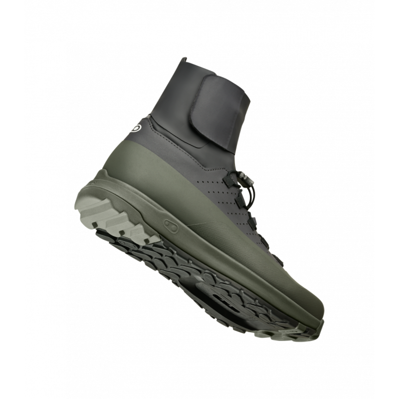 Crank Brothers Mallet Trail Seal Waterproof Clipless Pedal Shoes - Dark Grey / Forest-3