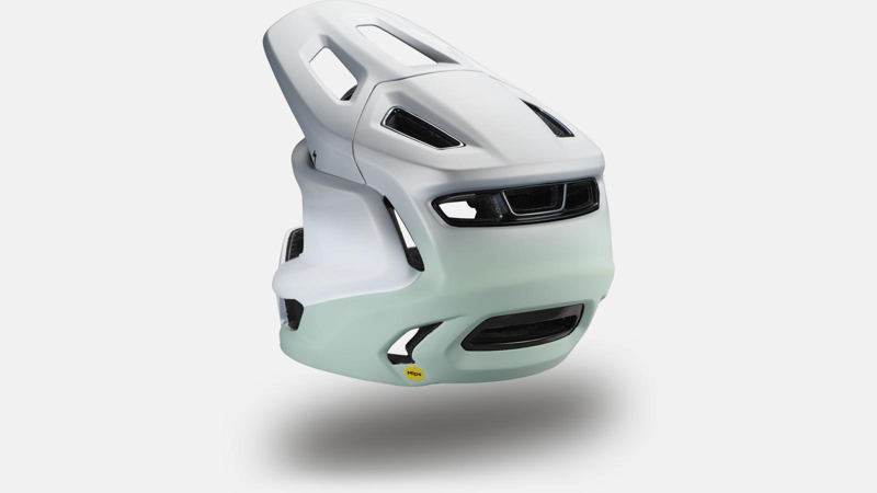 Specialized Gambit Full Face Carbon Helmet - White Sage-2