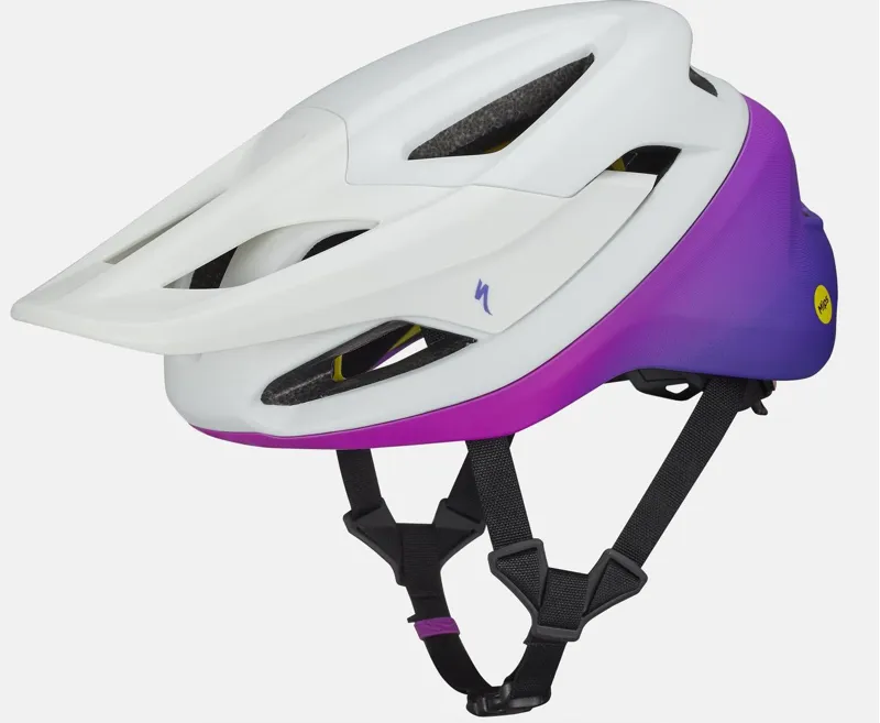 Specialized Camber Mountain Bike Helmet White Dune/ Purple Orchid