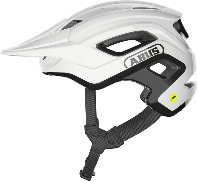 Abus Cliffhanger MIPS Mountain Bike Helmet - Shiny White