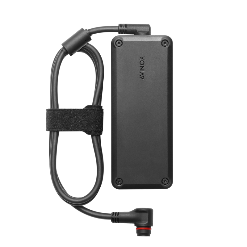 Avinox Fast Charger 12 Amp Fast Charger Round Plug - Black