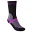 Bridgedale Women's Winter Weight T2 Merino Sport Boot - Black/ Purple