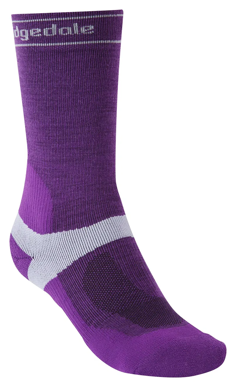 Bridgedale Women's Mid-Season Weight T2 Merino Sport Boot - Purple