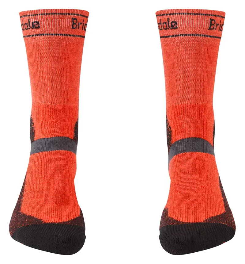 Bridgedale Men's Winter Weight T2 Merino Sport Boot - Orange/ Black-1