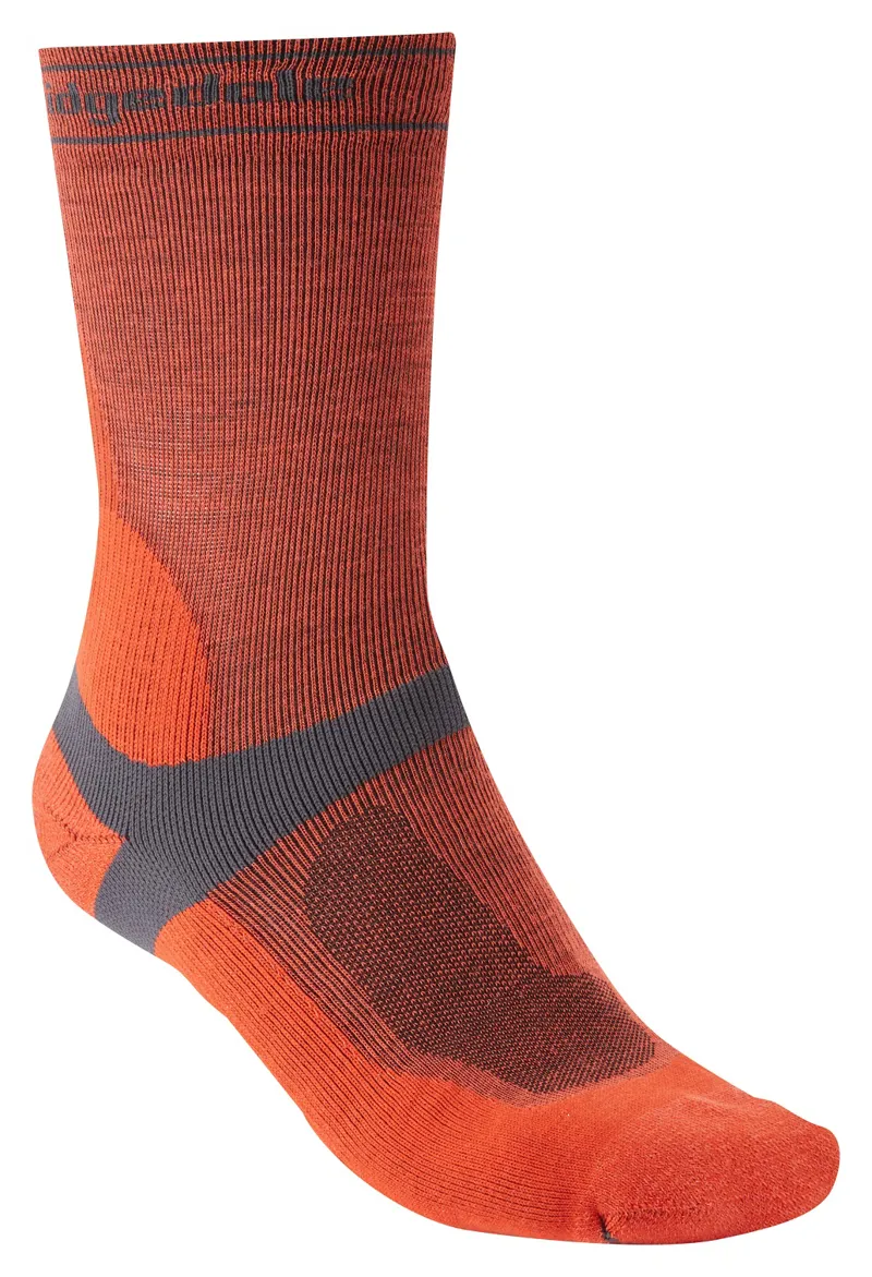 Bridgedale Men's Mid-Season Weight T2 Merino Sport Boot - Orange