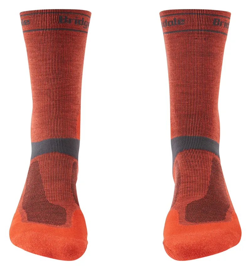 Bridgedale Men's Mid-Season Weight T2 Merino Sport Boot - Orange-1