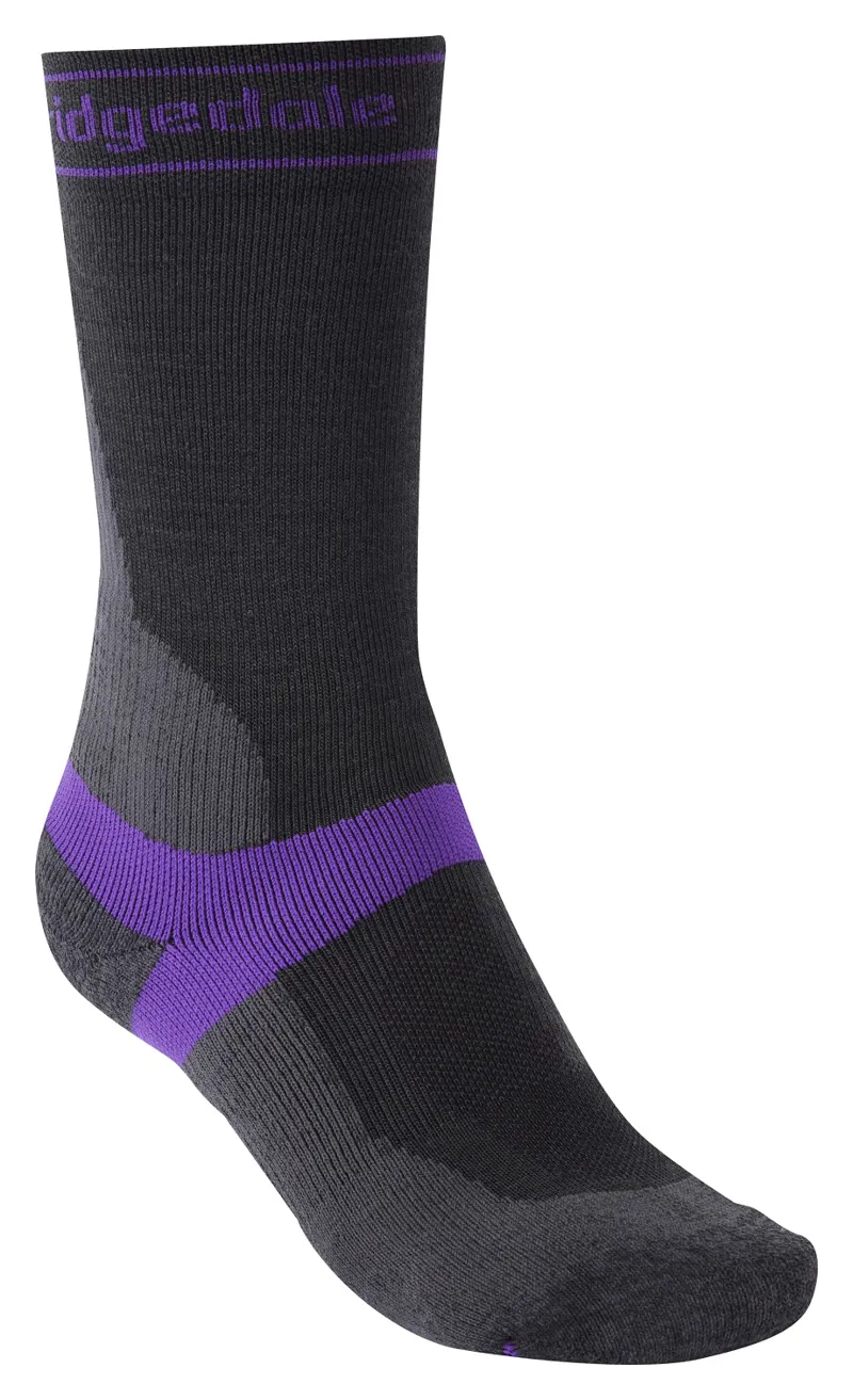 Bridgedale Women's Mid-Season Weight T2 Merino Sport Boot - Charcoal