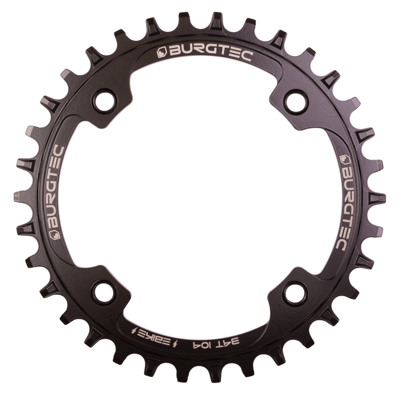 Burgtec 104mm BCD Inside Fit E-Bike Steel Thick Thin Chainring-1