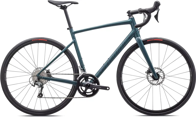 Specialized Allez Sport Endurance Road Bike - Satin Tropical Teal/ Teal Tint/ Arctic Blue
