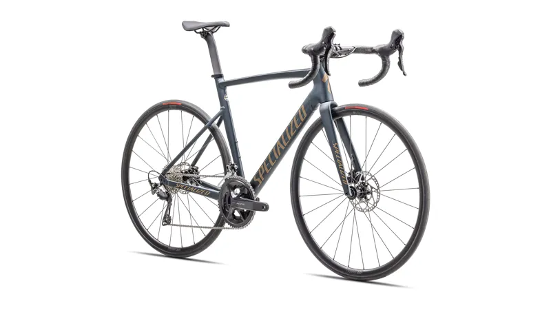 Specialized Allez Sprint Comp Road Race Bike - Satin Deep Lake Metallic/ Burnt Gold Metallic-1