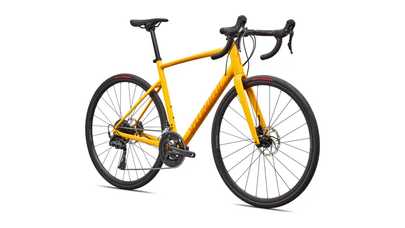 Specialized Allez Endurance Road Bike - Califonia Sunshine/Orange Zest-2