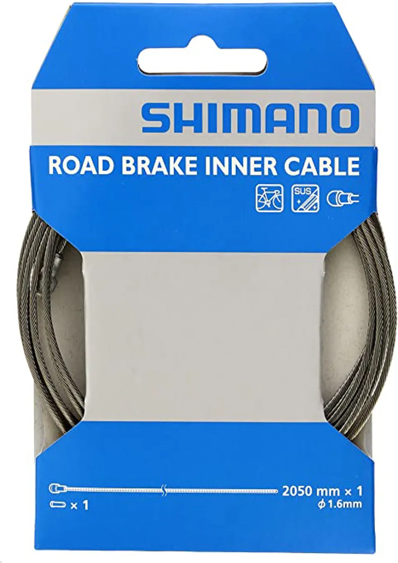 Shimano Road Stainless Steel Inner Brake Cable - 1.6 x 2050mm