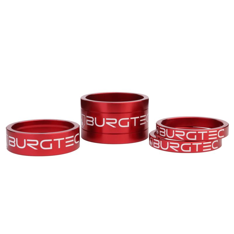 Burgtec Alloy Stem Spacers - Various Colours-1
