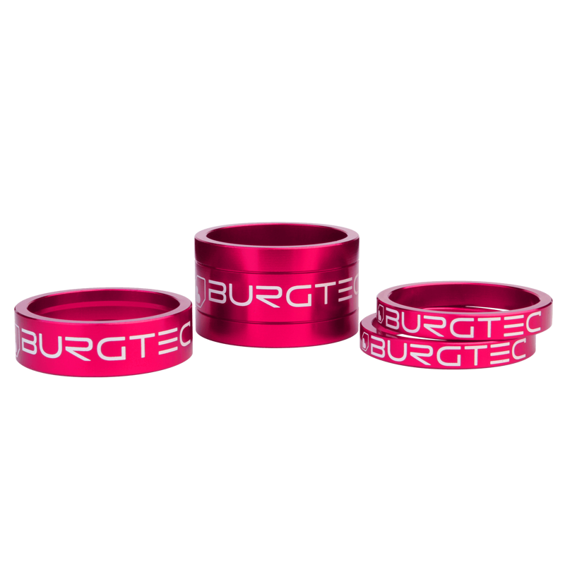 Burgtec Alloy Stem Spacers - Various Colours-8