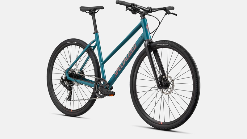 Specialized Sirrus X 2.0 Step-Through Hybrid Bike - Dusty Turquoise-2