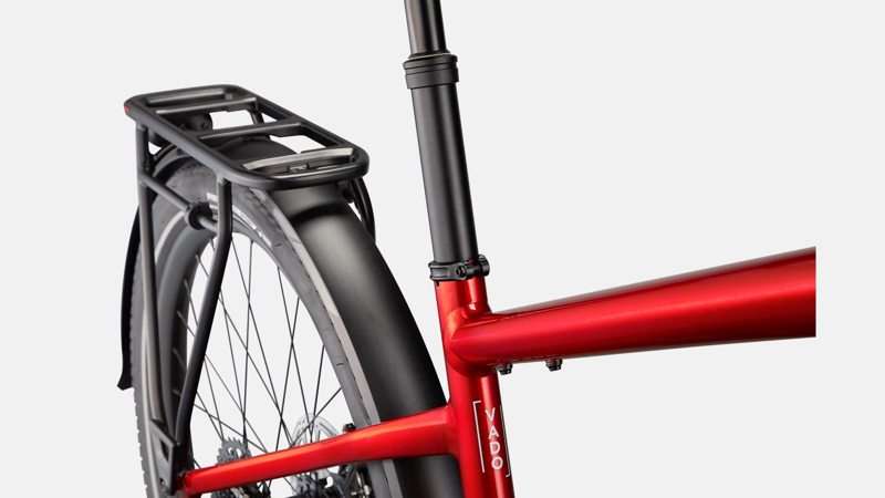 Specialized Vado 5.0 Hybrid E.Bike - Red Tint/ Silver Reflective-2