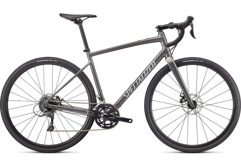 Specialized Diverge E5 Gravel Bike - Satin Smoke/ Grey/ Chrome/ Clean