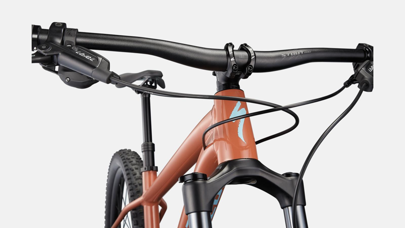 Specialized Fuse Sport 27.5 Mountain Bike - Gloss Terracotta/ Arctic Blue-2