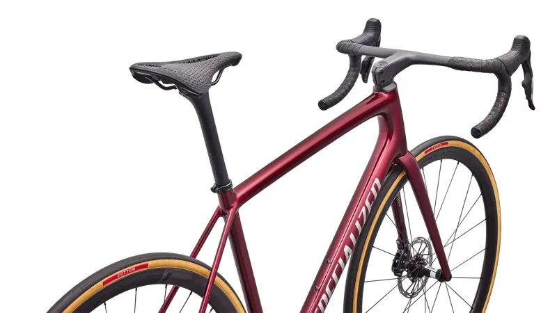 Specialized Aethos 2 Pro SRAM Force AXS Road Bike - Gloss Red Sky/ Chrome-3