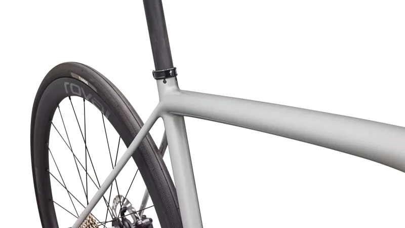 Specialized Aethos 2 Expert Ultegra Di2 Road Bike - Dolomite Metallic/ SIver Shadow-5