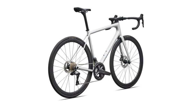 Specialized Aethos 2 Expert Ultegra Di2 Road Bike - Dolomite Metallic/ SIver Shadow-2