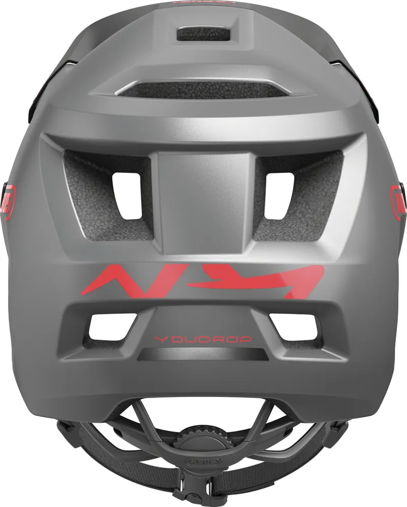 ABUS YouDrop Open Face Kids Helmet 48-55cm - Ti Silver-2