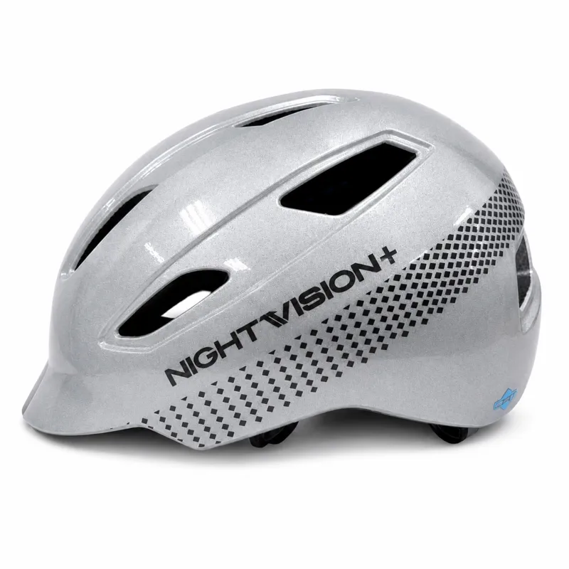 Altura Nightvision Plus Helmet - Gloss Silver Reflective