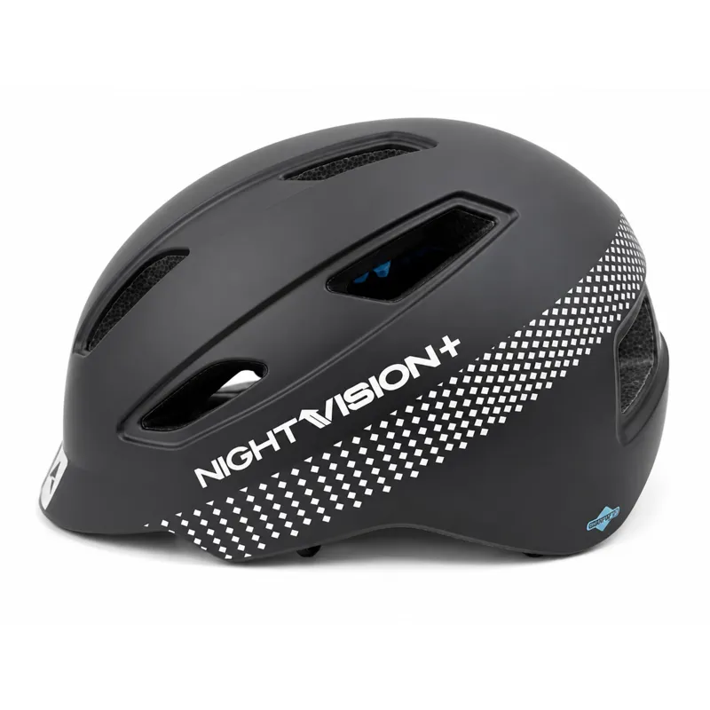 Altura Nightvision Plus Helmet - Matte Black Reflective