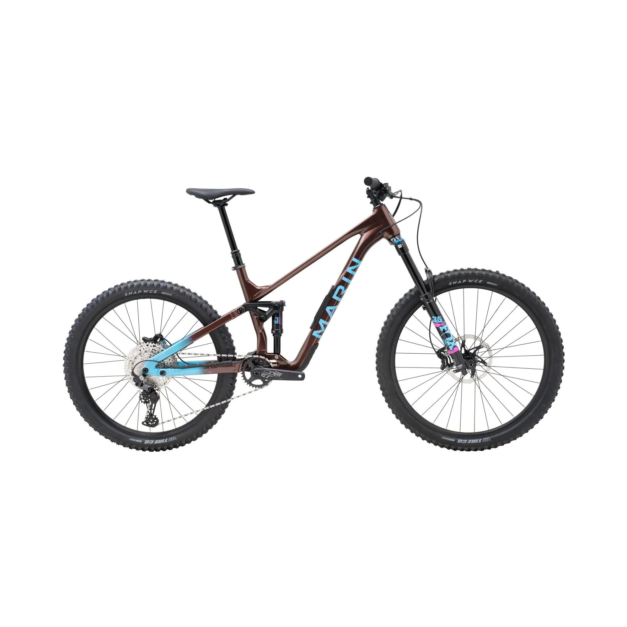 Marin Alpine Trail Mountain Bike Gloss Brown/ Blue