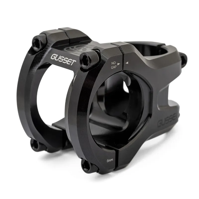 Gusset TS Handlebar Stem - Black