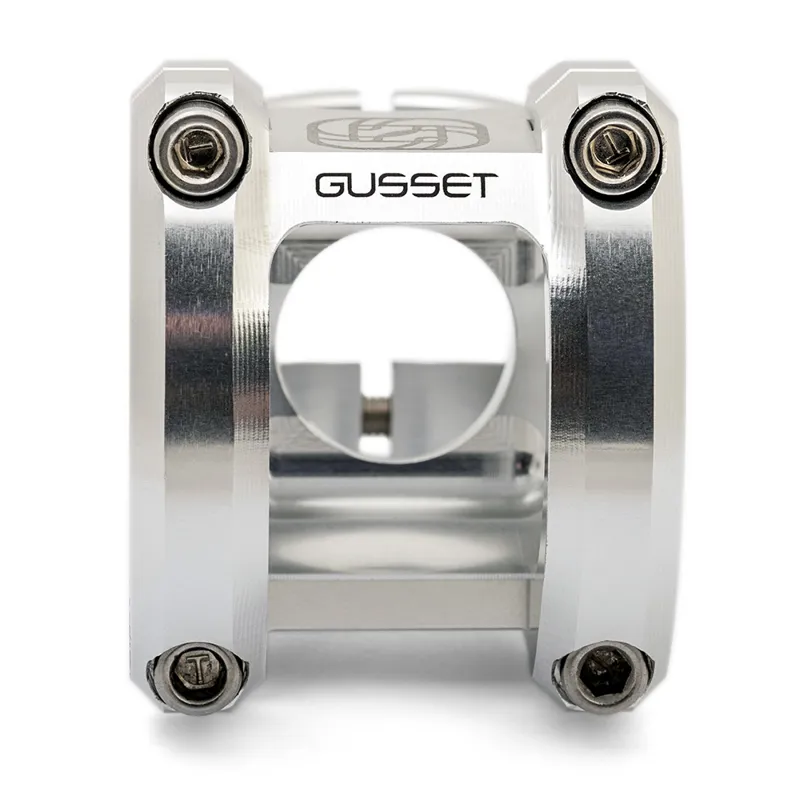 Gusset TS Handlebar Stem - Silver-5