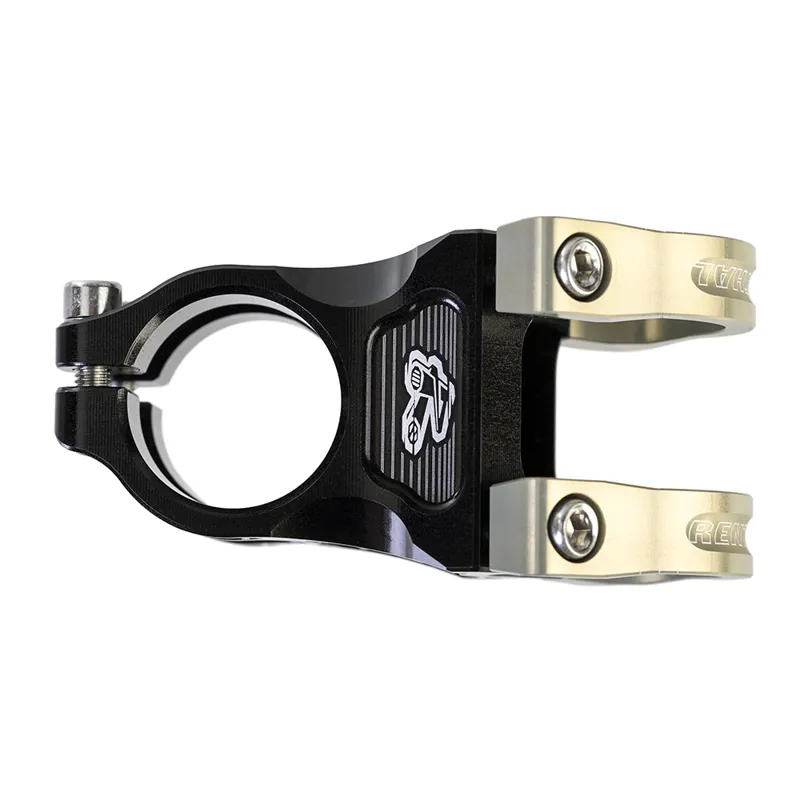 Renthal Apex 31.8mm Handlebar Stem - Black/ Gold-4