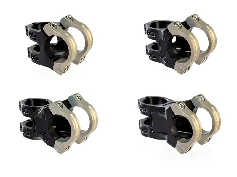 Renthal Apex 31.8mm Handlebar Stem - Black/ Gold